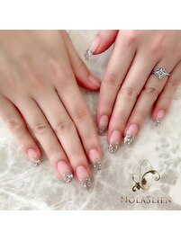 ガラスグラデーション＋デザイン