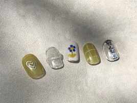 色えんぴつネイル