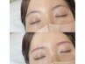 眉毛パーマ+眉ワックス+間引き+メイクレクチャー付(女性らしいふんわり立体眉
