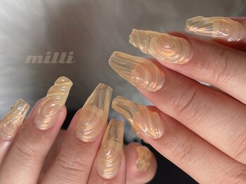 ミリネイルズ(milli nails)/立体うねうねアート