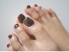 【FOOTジェル】ワンカラー6700円（ファイル、ドライケア付）初回オフ無料