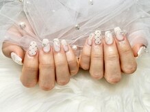 アミィ(AMIe)/ホワイトキルティングネイル