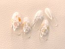 レイヤードフラワー立体リボン