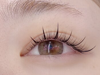 ビューティーサロンシュクレ 藤が丘店 (beauty salon shucre)の写真/SNSで話題のワンホン(網紅)マツエククーポンもあり☆フラットも3Dもお任せ！似合うデザインをアドバイス♪