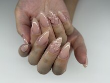 ワンカラー+リボン