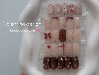 エマネイル プラス キハクヤ 梅田店(EmaNail+KIHAKUYA)/Valentine Design♪