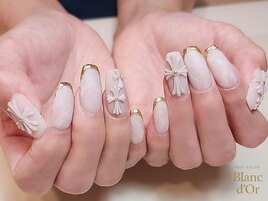 クロムネイル　大理石