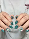 お花ネイル