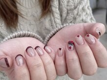 エーモアー(a'more)/バレンタイン ハートネイル