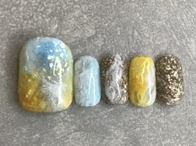 カラネイル 南森町店(calla nail)/夏カラー　フットネイル