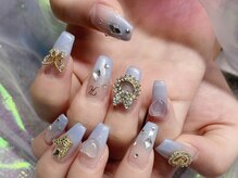 モルフォネイル(Morpho nail)/#新宿ネイル#大人可愛いネイル