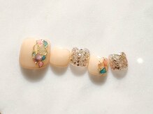 ネイルサロン アミュゼ/定額デザインフットジェル