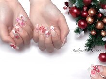 ジュエリーネイル タカコ(Jewelry nail TAKAKO)/リボンリボンリボンネイル