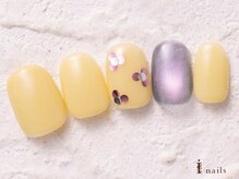 アイネイルズ 横浜WEST店(I-nails)/お花ホロマグネット7480円
