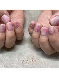 桃モチーフnail♪