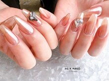 アイネイル 小倉(ai nail)/ワンカラー＋ミラー