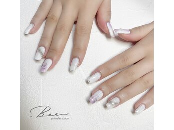 白ラメニュアンス