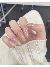 シルバーミラーネイル