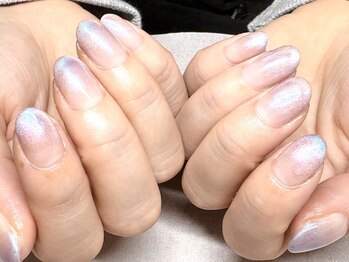 パープルの爪屋/マグネットグラデーション