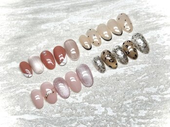 ジュリネイル(JULIE NAIL)の写真/子供と一緒に通えるネイルサロン★【デザインアート定額☆ぷるマグも♪5400円】可愛いdesignが冬にピッタリ