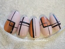 ネイルサロン ブランシュール(Nail Salon Blancheur)/洗練ラインの大人モードネイル