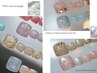 〈新人kasumi指名〉セレクトプレート/フットネイル ¥6,900