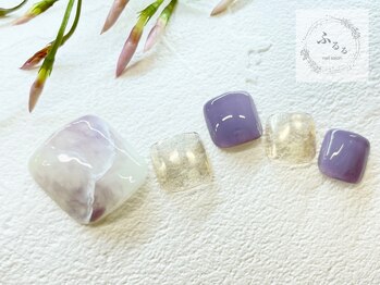 ネイルサロン ふるる 大須店/☆フットミディアムネイル☆#134