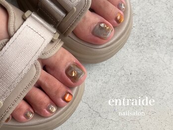 アントレッド(entraide)/ニュアンスフットネイル