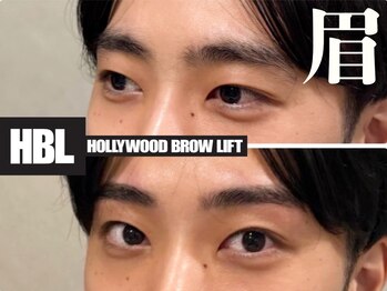 メンズガーデン(men's Garden)の写真/メンズの眉毛は専門店にお任せ◆雰囲気や骨格に合わせたアイブロウ【眉クセ改善パーマ+ワックス脱毛】¥3980