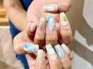 貝殻Summerネイル