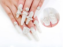 ネイルコレクション ピンク(Nail Collection Pink)/ロング：スカルプ放題☆ホワイト