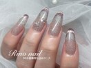 キラキラ蝶々ネイル 80904
