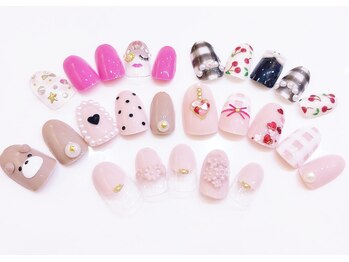 ネイルコレクション ピンク(Nail Collection Pink)/ジェル定額コース￥8990/9990