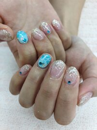 【西村】夏ネイル