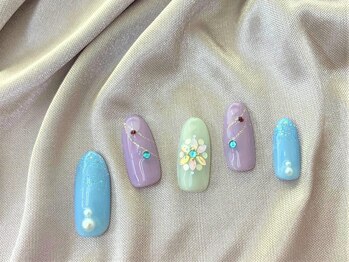 ネイルサロン アミ(Amie)/今月イチオシ♪リーフホロ