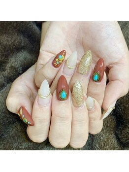 グラマラス プレジール 中野店(glamourous plaisir)/秋ネイル