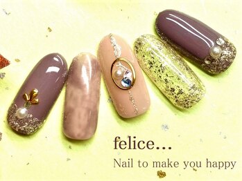 ネイルサロン フェリーチェ(felice)/【定額ネイル】¥7980