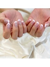 ノラ シブヤ(NORA SHIBUYA)/オーロラフレンチネイル