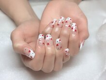 アルティノ ネイル ガーデン(altino nail garden)/ハート/フレンチ/バレンタイン
