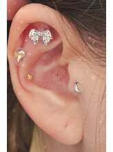 アイラッシュマルヴァ(Eye Lash Malva)/耳つぼジュエリー☆