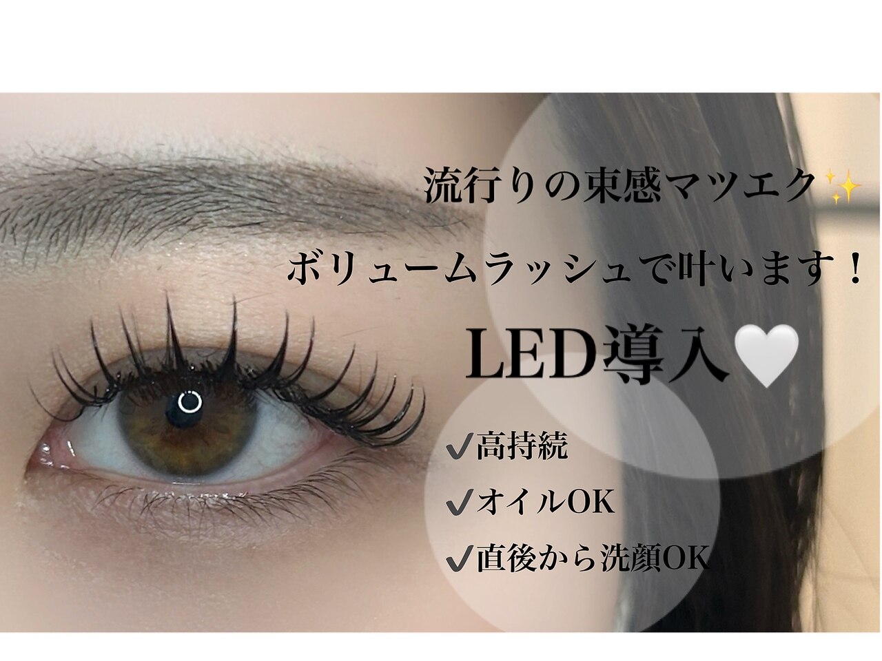 オーダー つけマツエク 大好評につきオーダー追加募集 今月オーダーNO.1 design🎀 上下doll eye✦ カールmixが大人気