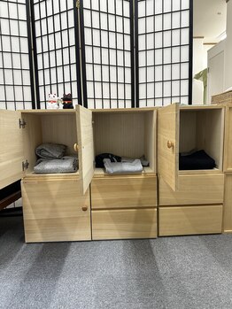 加納指圧治療院/お着替え無料でご用意あります。