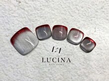 ネイルスタジオ ルキナ(LUCINA)/T-129 ニュアンスミラーフレンチ