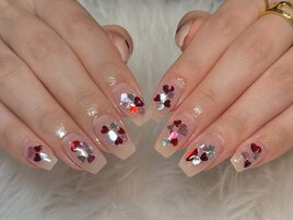 ハートホロネイル