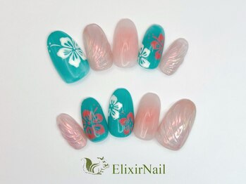 エリクサーネイル 池袋(Elixir Nail)/定額b カジュアル/クーポン使用