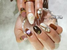 シュガーネイル(sugar nail)/バレンタインネイル