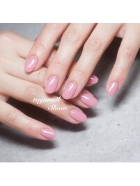 ナチュラルさくらピンクネイル