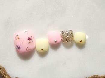 ネイルサロン アミュゼ/定額デザインフットジェル