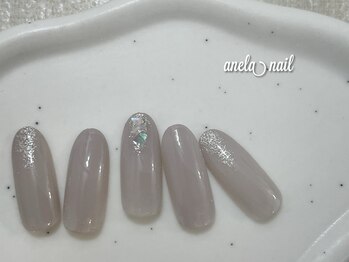 アネラネイル(anela nail)/シンプルオフィスネイル/6,980円