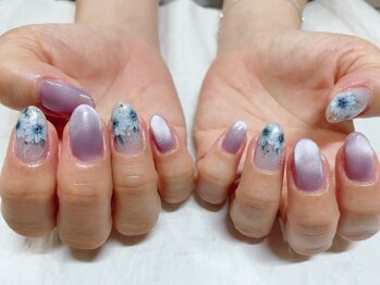 ミナネイル(mina-nail)の写真/自分好みのデザインがきっと見つかる♪【アート4本¥5600/6本¥6400】ずっと同価格！毎日頑張れる指先に★